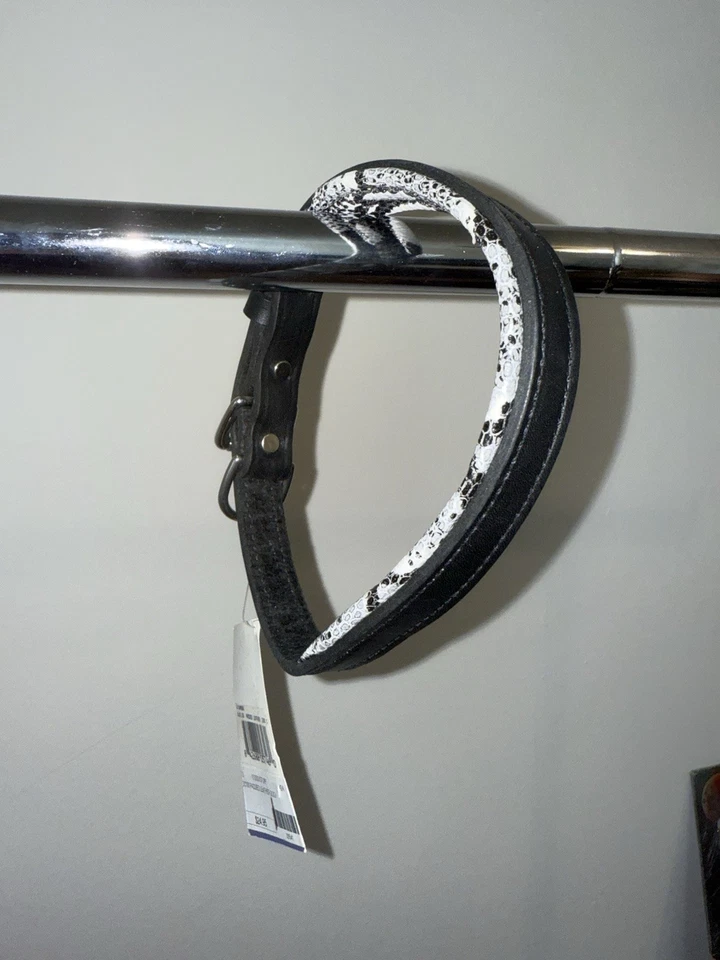 Coleira de couro com estampa de cobra Perris pequena - Imagem 2 de 3