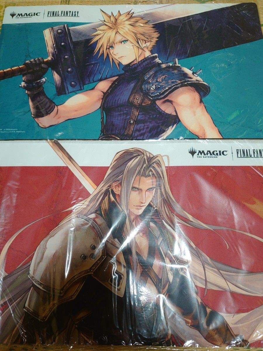 MTG Final Fantasy Sephiroth Cloud Playmat 2 Set Japan Tournament
