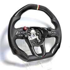 Carbon Sport Lamborghini Revuelto Temerario Steering Wheel Italian Stitching Carbon Sport Lamborghini Revuelto Temerario Steering Wheel Italian Stitching