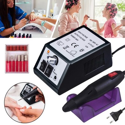 Elektrische Nagelfräser Nagelfeilen Nagelbohrer Nailart Maniküre Set mit 6 Bits