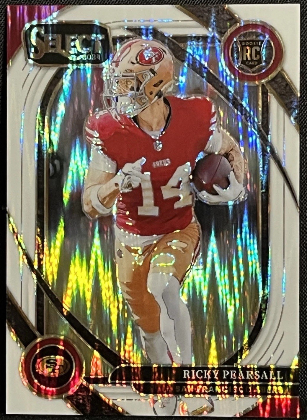 2024 Panini Select White Shock Prizm /199 #285 Ricky Pearsall Rookie