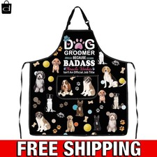 Durable Waterproof Apron for Dog Groomers with Adjustable Features  Pockets