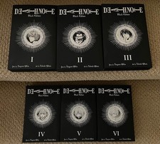 Death Note Black Edition Manga Volumi 1-6 Inglese Autentico Viz Media