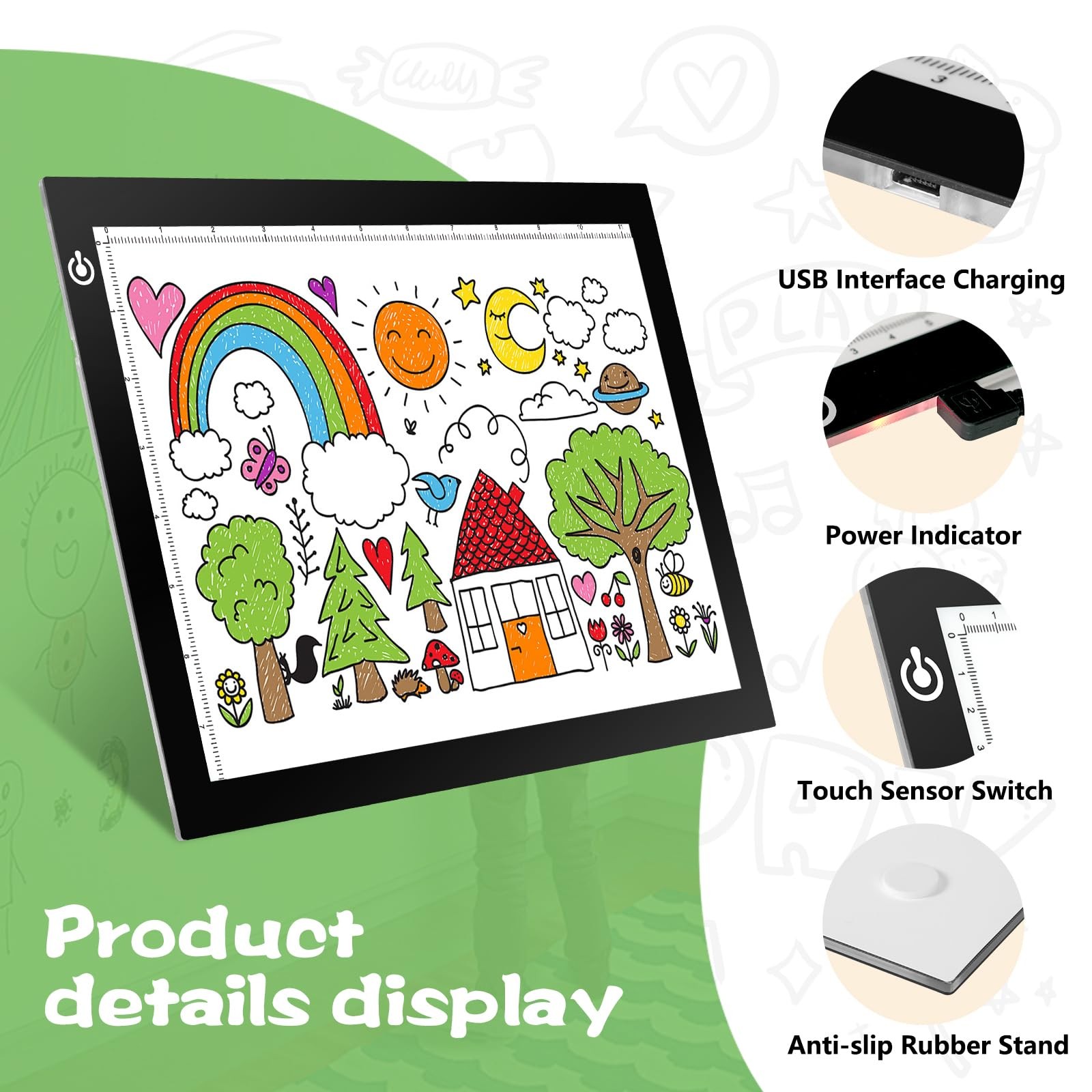 A4 LED Tracer Light Box Slim Pad Drawing Copy Board Tattoo Tracing Pad