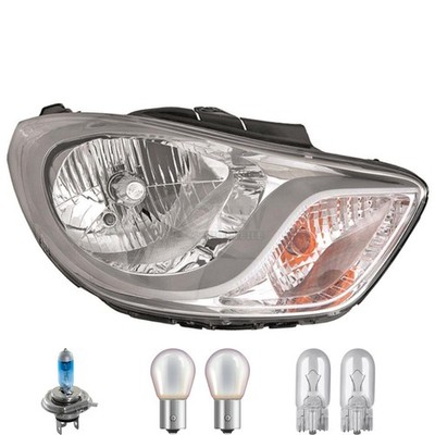 Scheinwerfer rechts inkl. Premium Lampen für Hyundai i10 PA mit LWR Motor