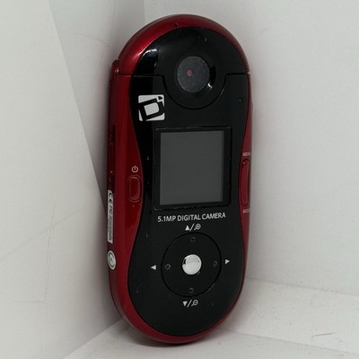 2009 Sakar International Swivel Shot 5.1MP Digital Camera Red