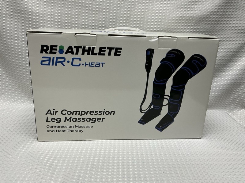REATHLETE Air C + Heat Therapy Air Compression Leg Massager Boots W/ Controller