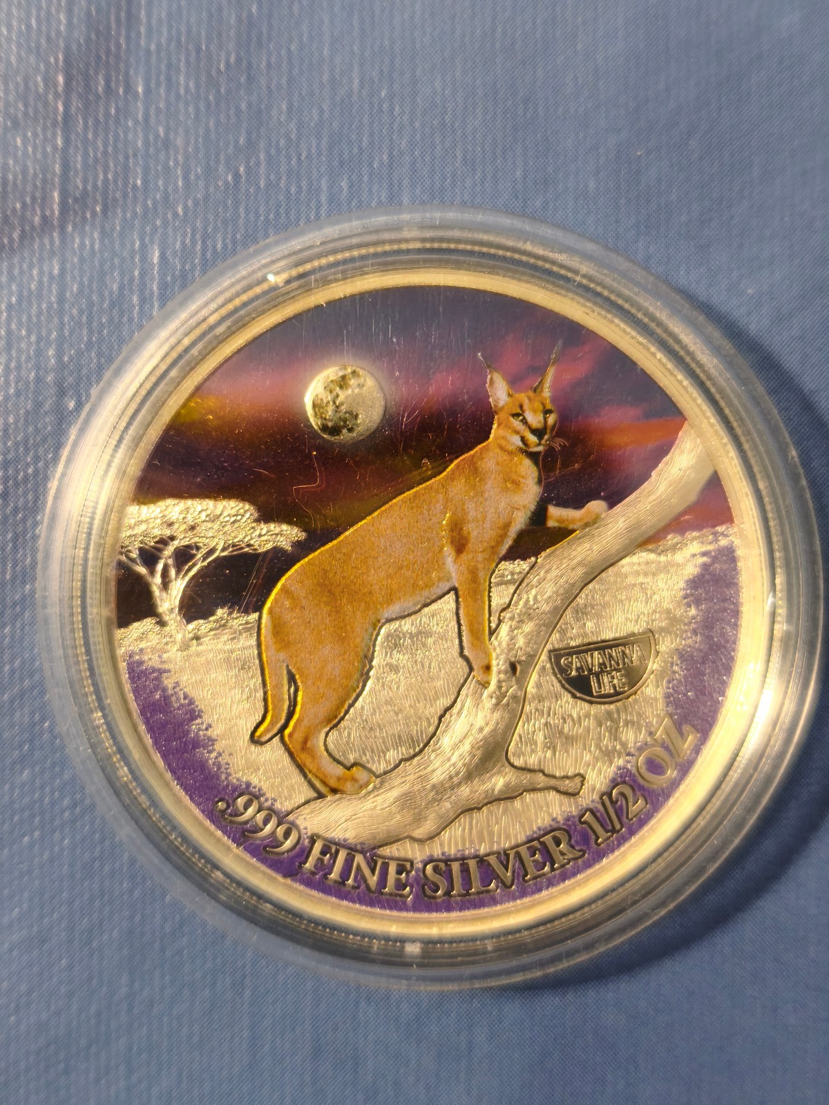 Caracal Savanna Life Silber Rhodium