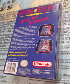 Pin Bot Pinball Nintendo Nes NTSC/Usa Come Nuovo Completo Originale 100%