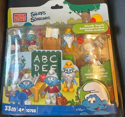 Die Schlümpfe Mega Bloks Set 10768 Schoolin' Schlumpfschule 33 Teile 2013