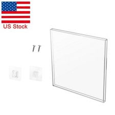 Acrylic Clear Vinyl Record CD Display Case Dust Protective Cover Collection Case