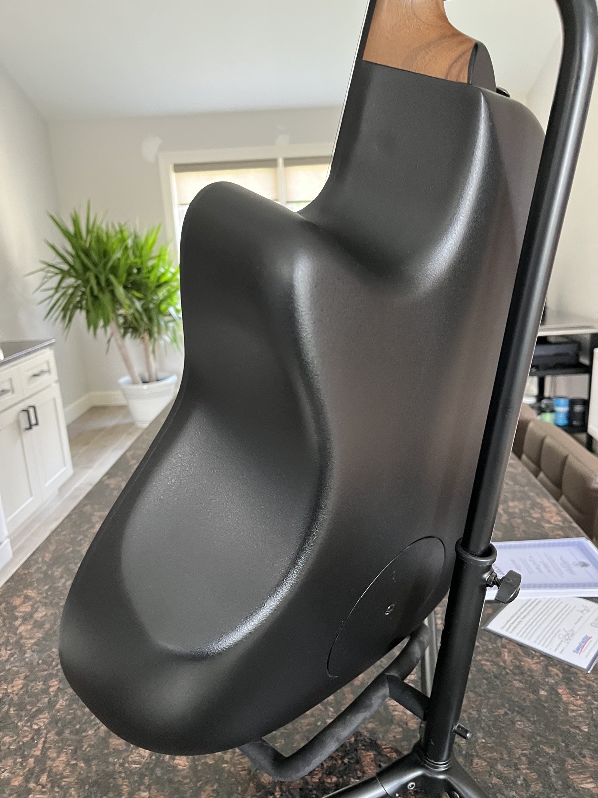 Ovation Adamas MD 80 cut-away mid-depth contour acoustic electric natural woven