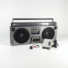 Vintage GE General Electric Boom Box Ghetto Blaster System W/ Bluetooth Works