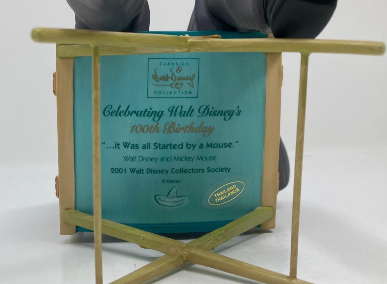 2001 Disney WDCC It Was All Started By A Mouse Celebrating Walt's 100th Birthday