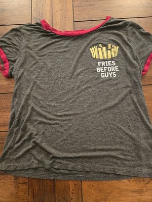 Fries Before Guys Women's Soft Size Large French Pastry