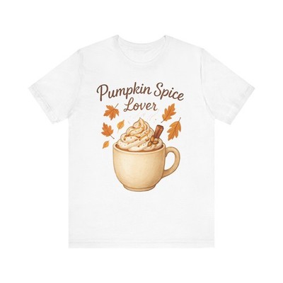 Pumpkin Spice Lover Shirt, Fall Season Tee, Autumn Vibes Top, Halloween Graphic