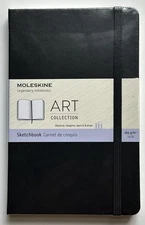 Moleskin Art Collection Sketchbook Artist Draw Black Hard Cover 4.5" x 7" Pocket