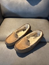 GUC WOMEN  S UGG ANSLEY SLIPPERS SIZE 6 US 37 EU CHESTNUT