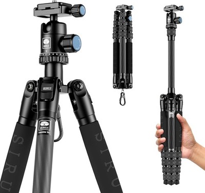 Sirui Traveler 5C Carbon Fiber Camera Tripod 54.3