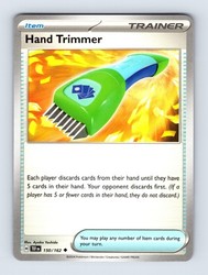 Hand Trimmer 150/162 Temporal Forces Uncommon Pokemon TCG
