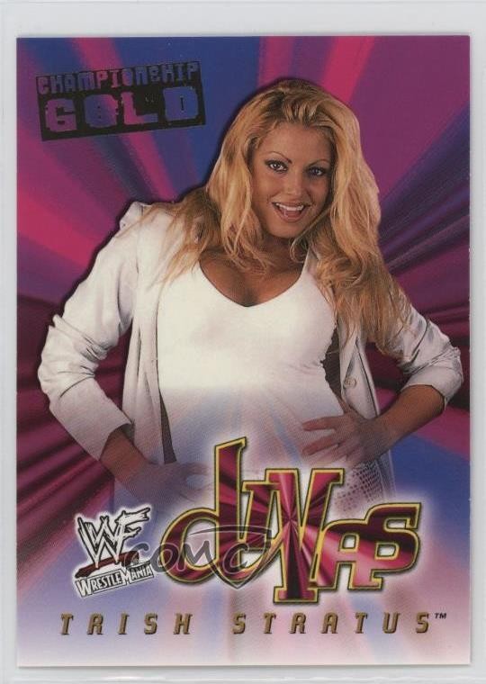 2001 Fleer WWF Wrestlemania Championship Gold Trish Stratus Rookie RC HOF 3a1