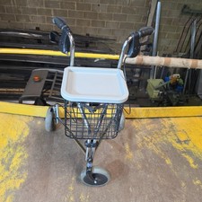 Invacare 3 Wheel Rollator Walker With Basket Tray Folding Tri Walker 135kg