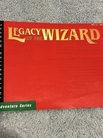 Legacy Of The Wizard NES Manual Only No Cart See Photos Good Shape