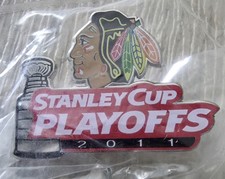 Chicago Blackhawks NHL Hockey 2011 Stanley Cup Playoffs Pin NEW