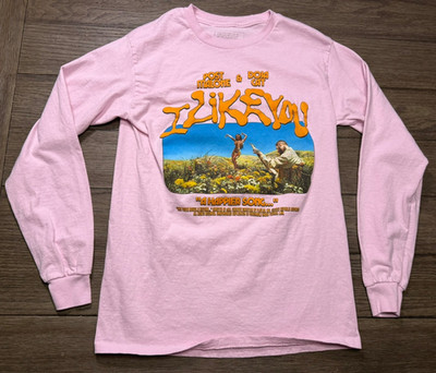 Post Malone Doja Cat Shirt Size Small Pink Long Sleeve I Like You Graphic Music