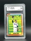 Nolan Ryan 1990 Topps #5 5000 Strikeouts Milestone Card GMA 10 Graded HOF