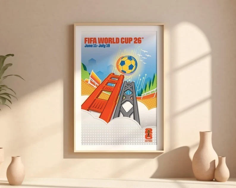 FIFA World Cup 2026 Cityscapes Poster