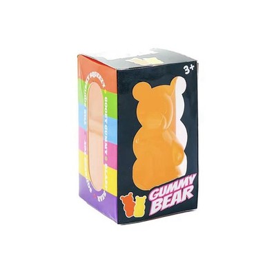 Gummy Bear Orange Squishy Stress Relief Fidget Toy