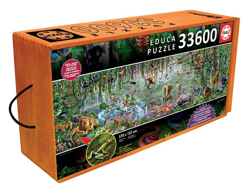 世界最大級 Educa 33600ピース ジグソーパズル未開封 Wildlife s-l1200.jpg