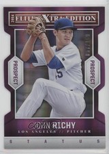2014 Elite Extra Edition Prospects Status Purple Die-Cut /150 John Richy #45 5x8