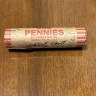 Lincoln Wheat Cent CRIMPED Sealed Roll 1917D and BU Reverse Ends