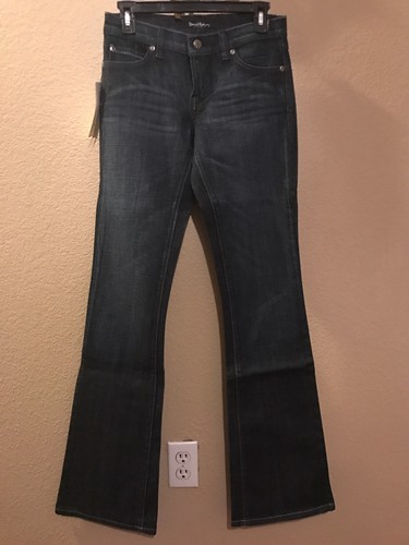 NEW David Kahn NIKKI Women's Low Rise Boot Cut Dark Blue Jeans Size 27X35 - Picture 8 of 8