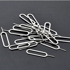10-Pack Sim Card Tray Removal Ejector Pin Tool for iPhone Samsung Mobile Phones