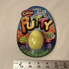 JA-RU Color Putty Yellow Egg New In Package Jaru New On Card