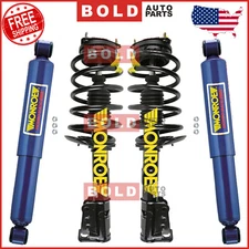 Genuine MONROE Front Complete Loaded Struts and Rear Shock Absorber Kit Set 4PCS