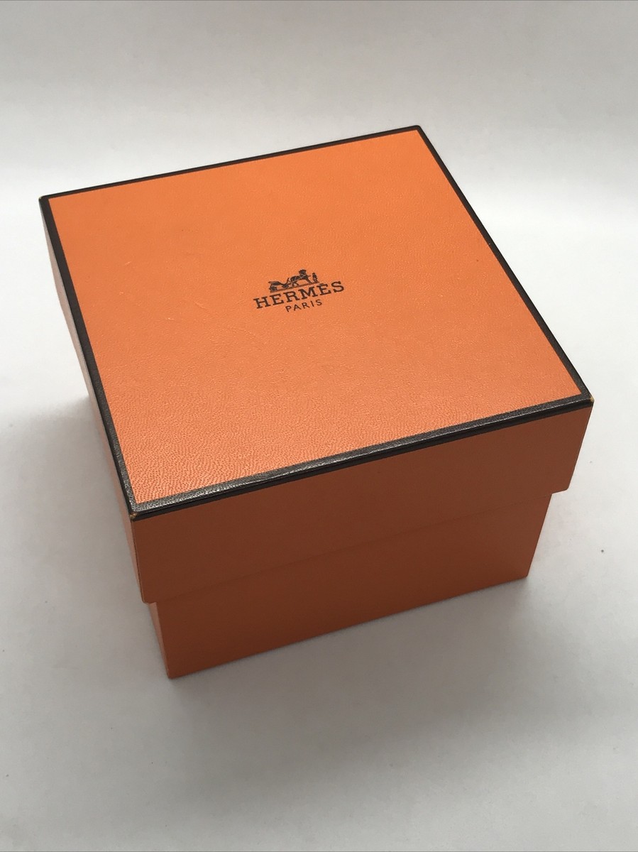 Authentic HERMES Leather & Wood Presentation Watch Box w