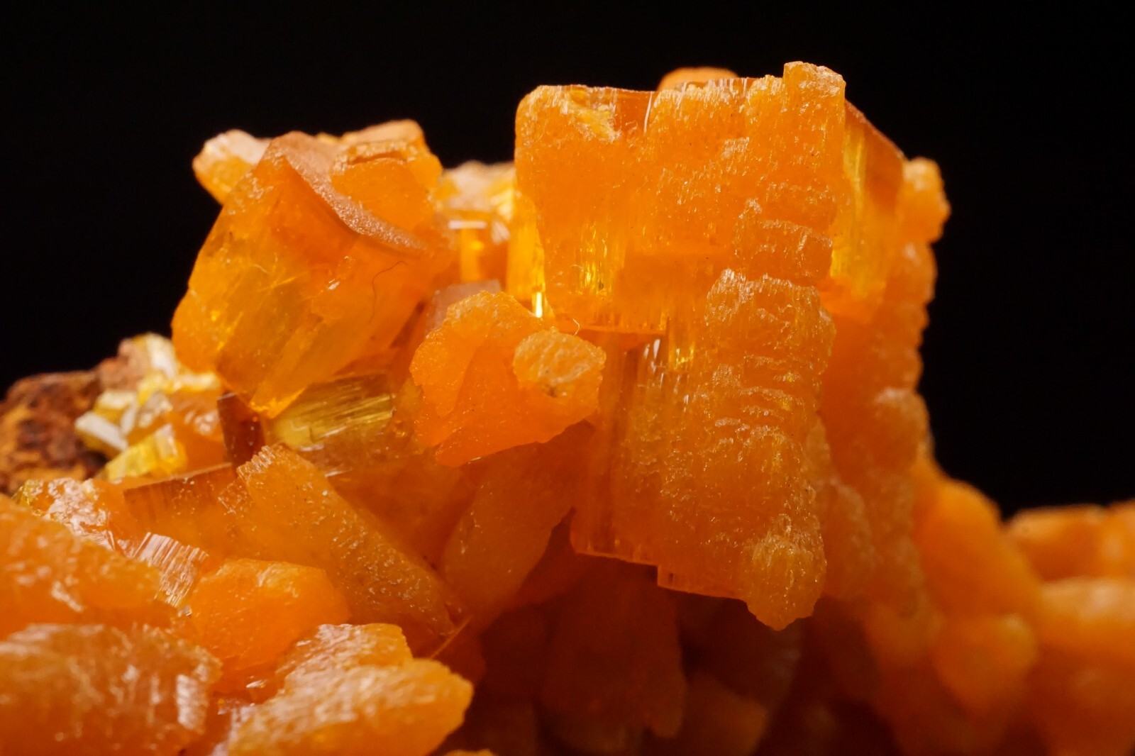 UNIQUE Mimetite Crystal Cluster PINGTOULING MINE CHINA EBay unique-mimetite-crystal-cluster-pingtouling-mine-china-ebay