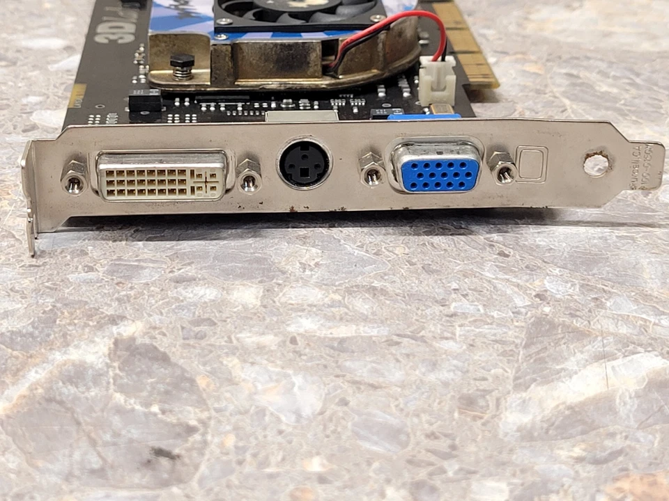 VINTAGE - AGP VGA 3Dlabs Wildcat VP760 64mb sdram VERY RARE - RETRO XP BUILD - Image 4 of 4