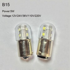 Indicator Light Bulb B15 LED Bayonet 5W 12/24...