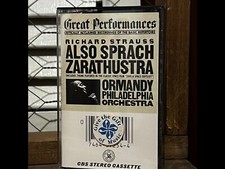 Richard Strauss: Sprach,Ormandy Philadelphia,Cassette Tape, CBS Records 1982