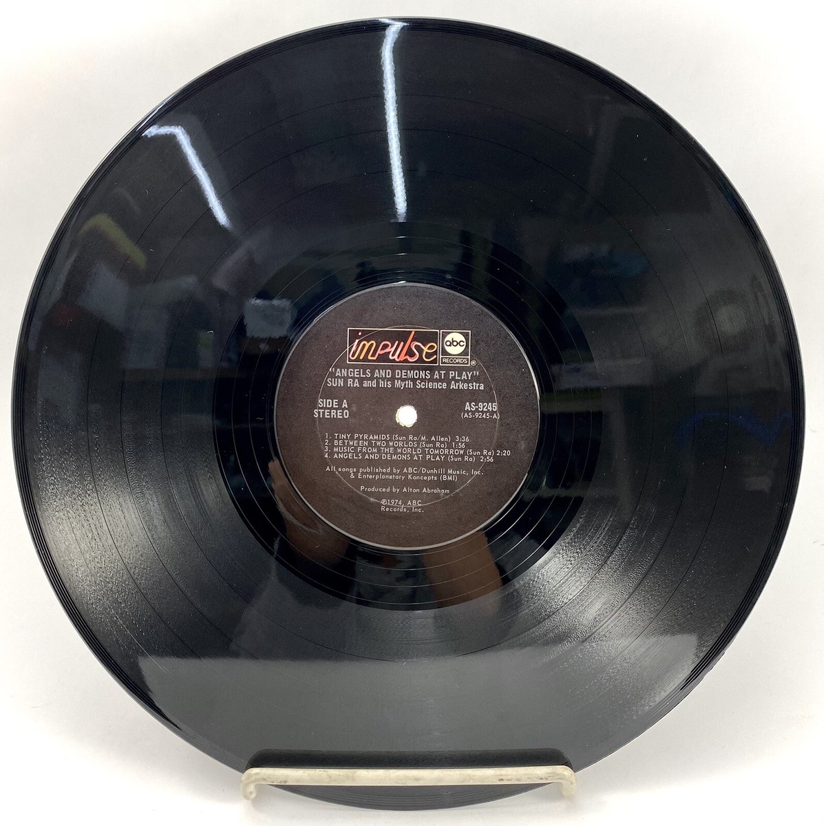 SUN RA ANGELS AND DEMONS AT PLAY 1974 LP EXC+ Vinyl Record Impulse