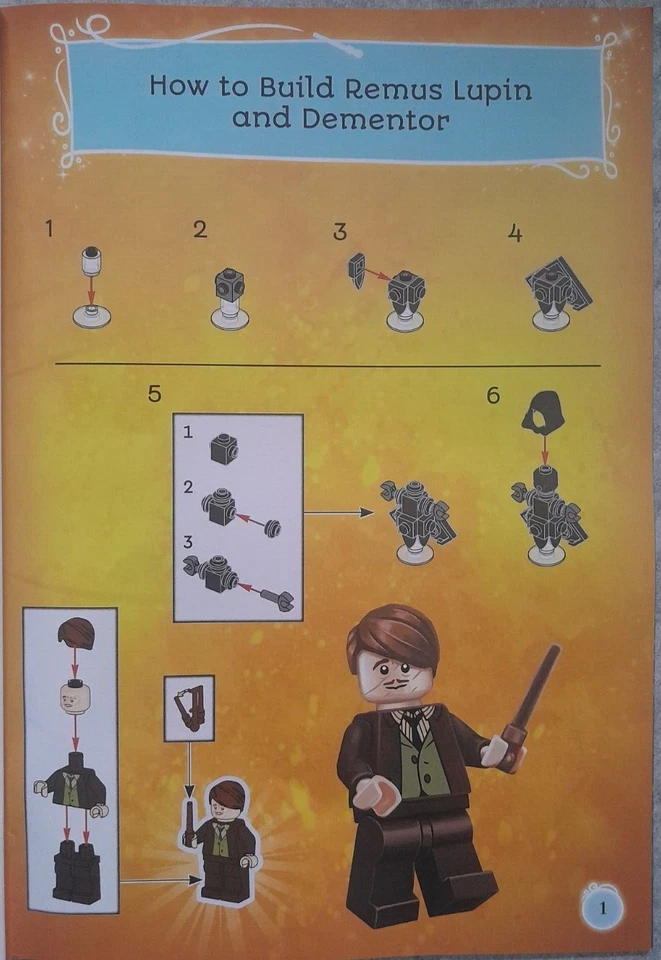 GENUINE LEGO HARRY POTTER PROFESSOR REMUS LUPIN & DEMENTOR MINIFIGURES BRAND NEW - Image 4 of 4