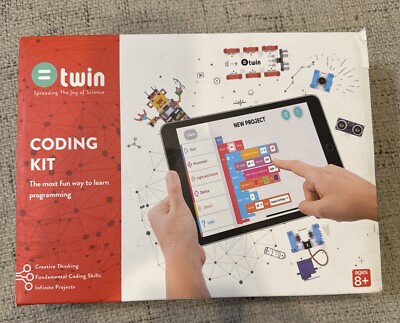 Twin Science STEM Coding Kit: Learn Programming for Children Ages 8+, New In Box