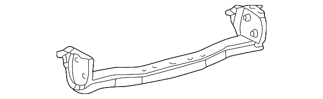 Toyota OEM 03-06 Tundra Rear Bumper-reinforcement 520430C030 for sale