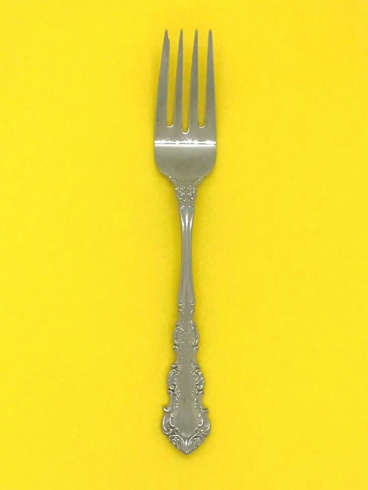 Wallace Ashford Stainless Flatware – 18/10 Glossy Silver, China Scroll Pattern, Discontinued