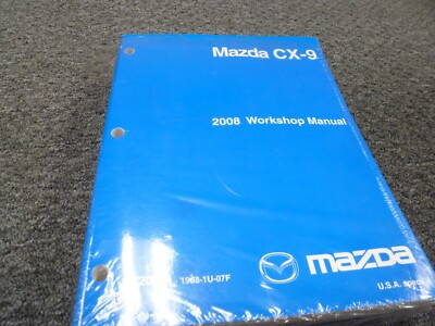2008 Mazda CX-9 Shop Service Repair Manual Sport Grand Touring 3.7L V6